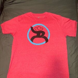 Hooey Brands Red Graphic T-Shirt with Black Logo Men’s size XL